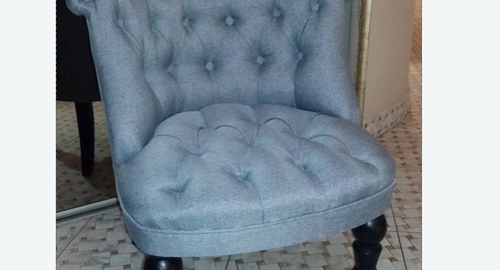 Обшивка стула на дому. Проспект Ветеранов