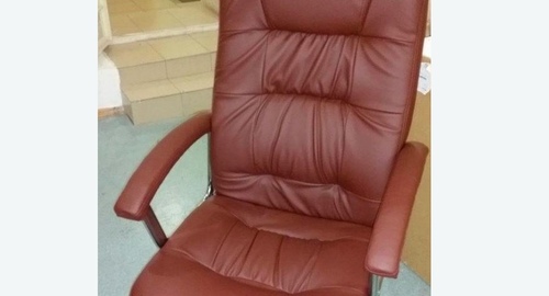 Обтяжка офисного кресла. Проспект Ветеранов